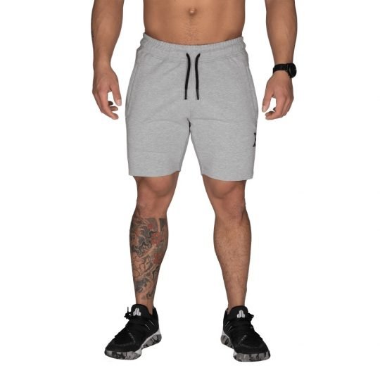 Tapered Sweatshorts Light Grey Melange