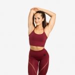 Astoria Seamless Bra Sangria Red | Better Bodies