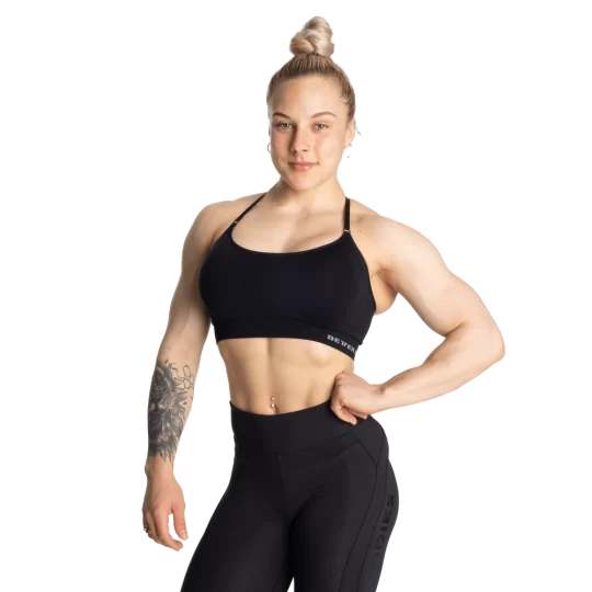 Astoria Seamless Short Bra Black | Better Bodies