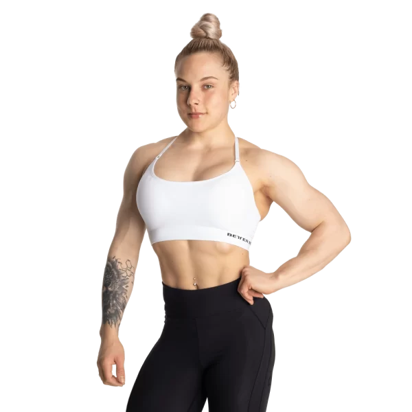 Astoria Seamless Short Bra White | Better Bodies