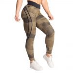 Camo High Tights Dark Green Camo | Better Bodies