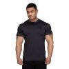 Essex Stripe Tee Graphite Melange | Better Bodies