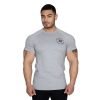 Gym Tapered Tee Light Grey Melange | Better Bodies