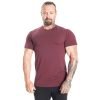 Gym Tapered Tee Maroon Better Bodies