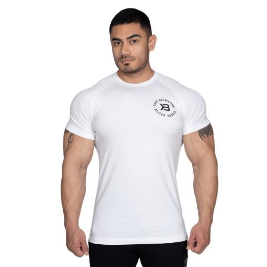 Gym Tapered Tee White | Better Bodies