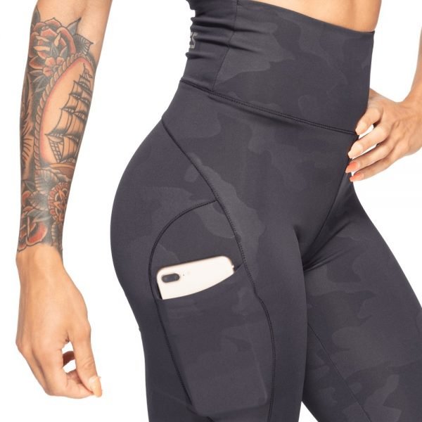 High Waist Leggings Black Camo | Better Bodies