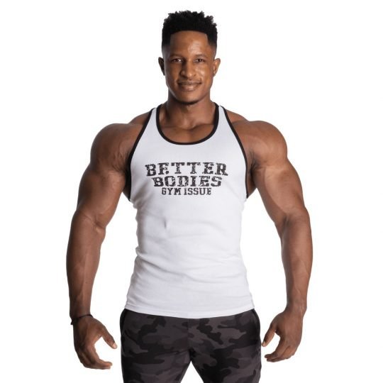 Jersey Rib T-Back White | Better Bodies