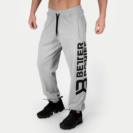 Stanton Sweatpants Light Grey Melange | Better Bodies