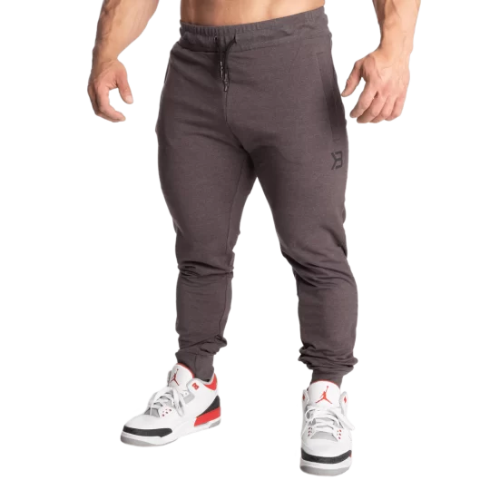 Tapered Joggers V2 Dark Grey Melange | Better Bodies