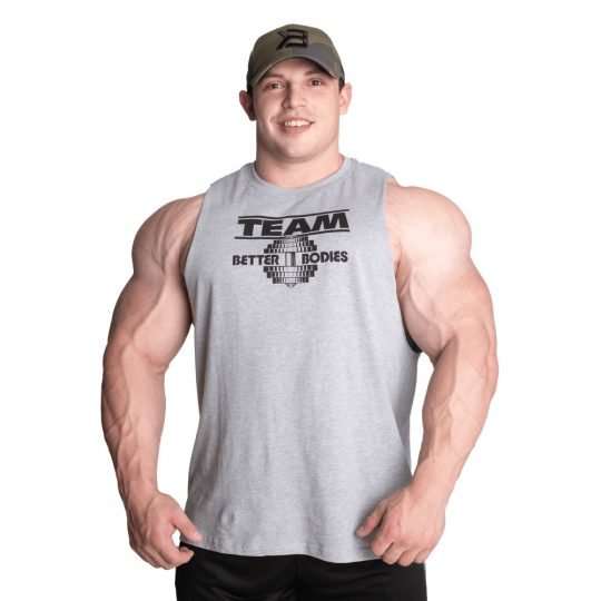 Team BB Tank Grey Melange | Better Bodies