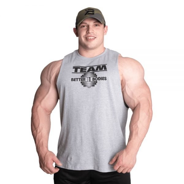 Team BB Tank Grey Melange | Better Bodies