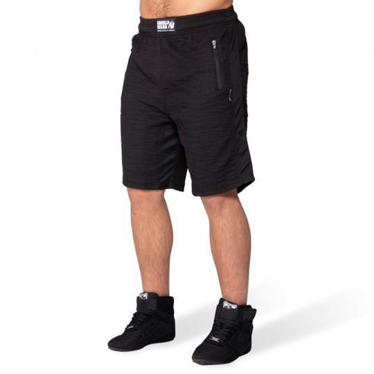 Gorilla Wear Augustine Old School Shorts - Zwart