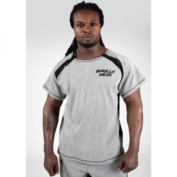 Gorilla Wear Augustine Old School Work Out Top - Grijs