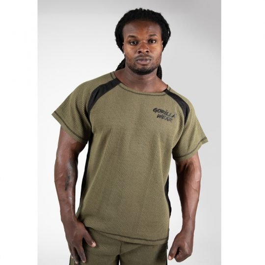 Gorilla Wear Augustine Old School Work Out Top - Legergroen
