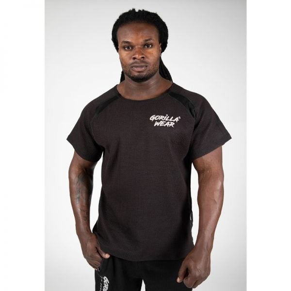 Gorilla Wear Augustine Old School Work Out Top - Zwart
