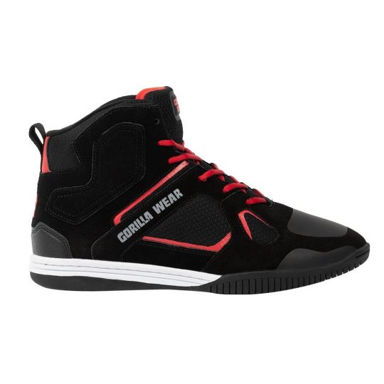 Gorilla Wear Troy High Tops Sportschoenen - Zwart/Rood