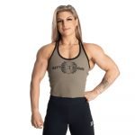 Old School Rib T-back Washed Green | Better Bodies