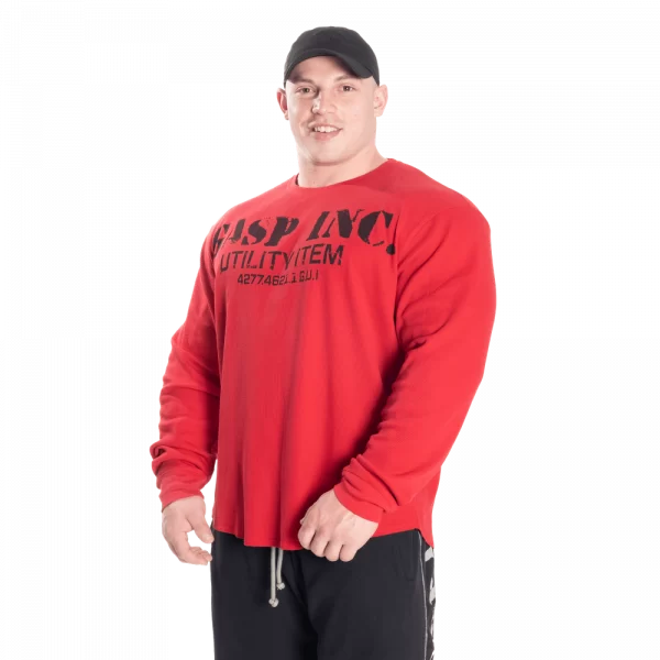 Thermal Gym Sweater Chili Red | GASP